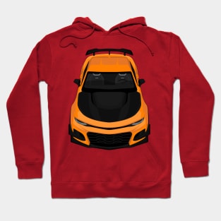 camaro zl1 1le orange Hoodie